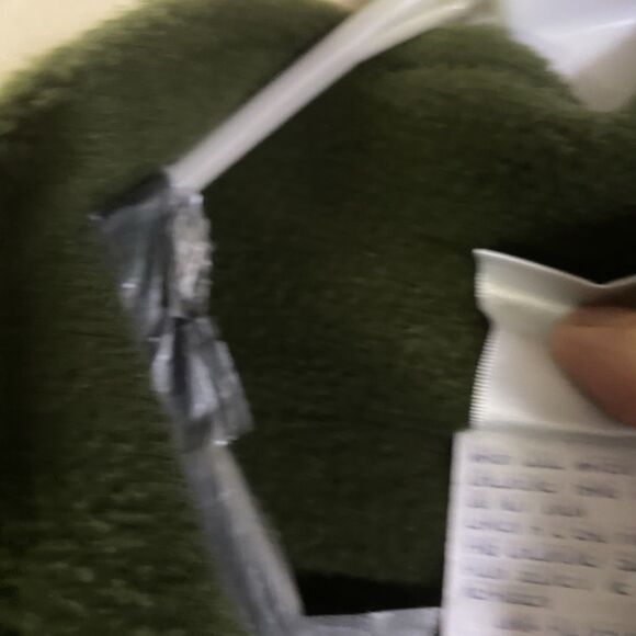 VTG Cityscape Men's XL Green Fleece Vest Full Zip 2 Horses Made Canada Foal - Picture 8 of 12